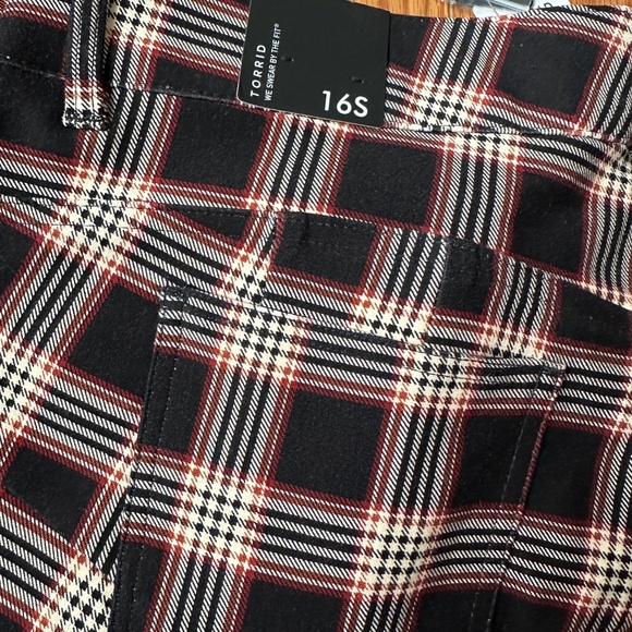 Torrid plaid pants- size 16s NWT - Picture 4 of 4